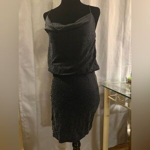 Elegant Black Shimmer Dress